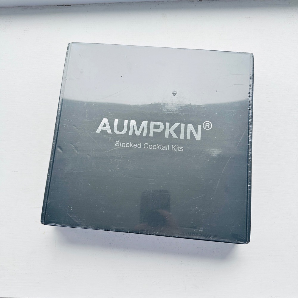 AUMPKIN Smoked Cocktail Kit with Torch Wood Chips Stone Ice Cubes and Mold